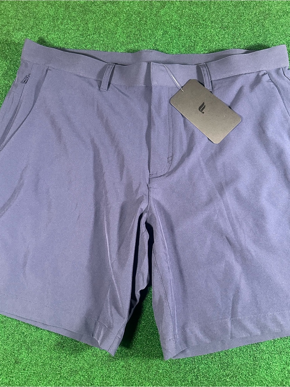 New with tags, Fabletics Men's Navy Performance Shorts, size 38
